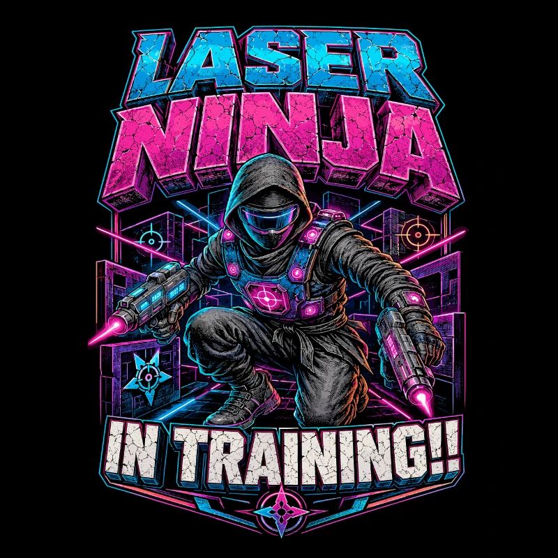 Laser Tag Ninja In Training