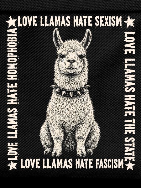 Love Llamas Hate Fascism Shirt