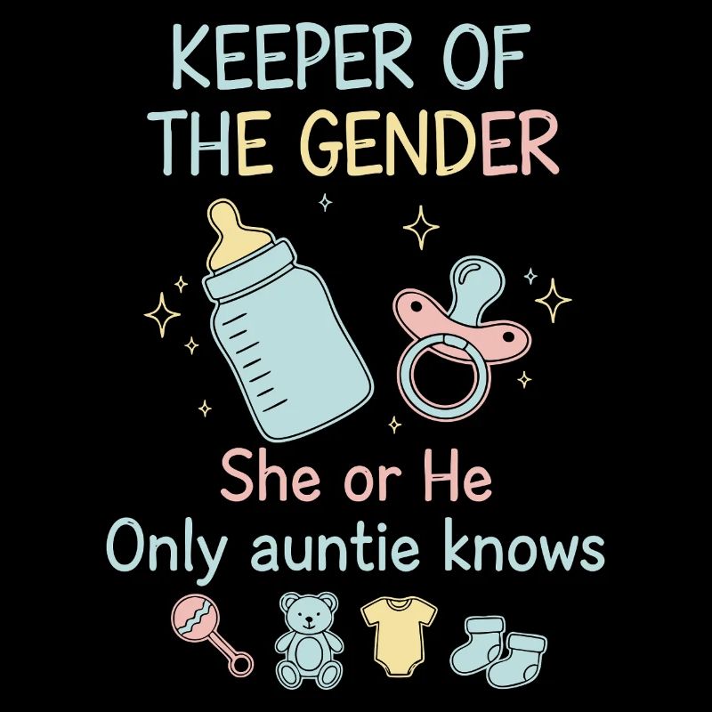 Gender Reveal Hüter des Geschlechts, das sie oder er