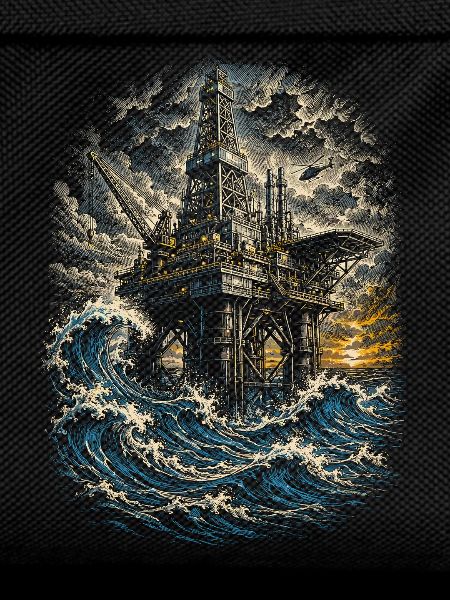 Oil rig rig worker