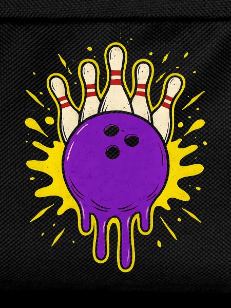 Cool Dripping Bowling Ball