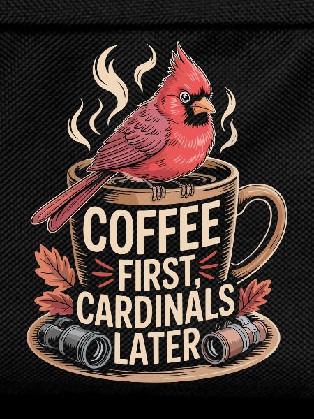 Coffee first, cardinals later