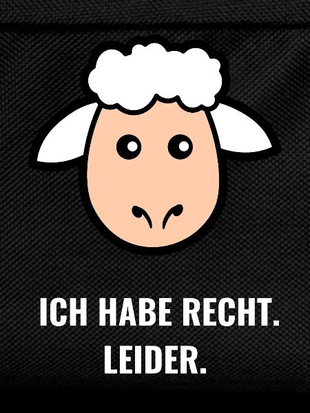 Ich habe Recht. Leider.