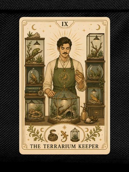 Terrarium Holder | Reptile Tarot
