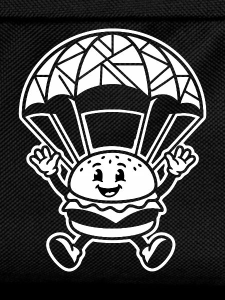 Parachute Burger Skydiving Funny