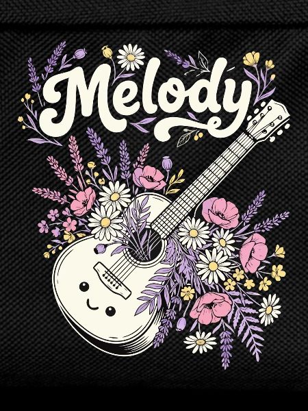 Melody Guitar Flowers Music