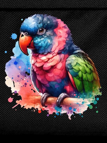 Red-rumped parrot motif
