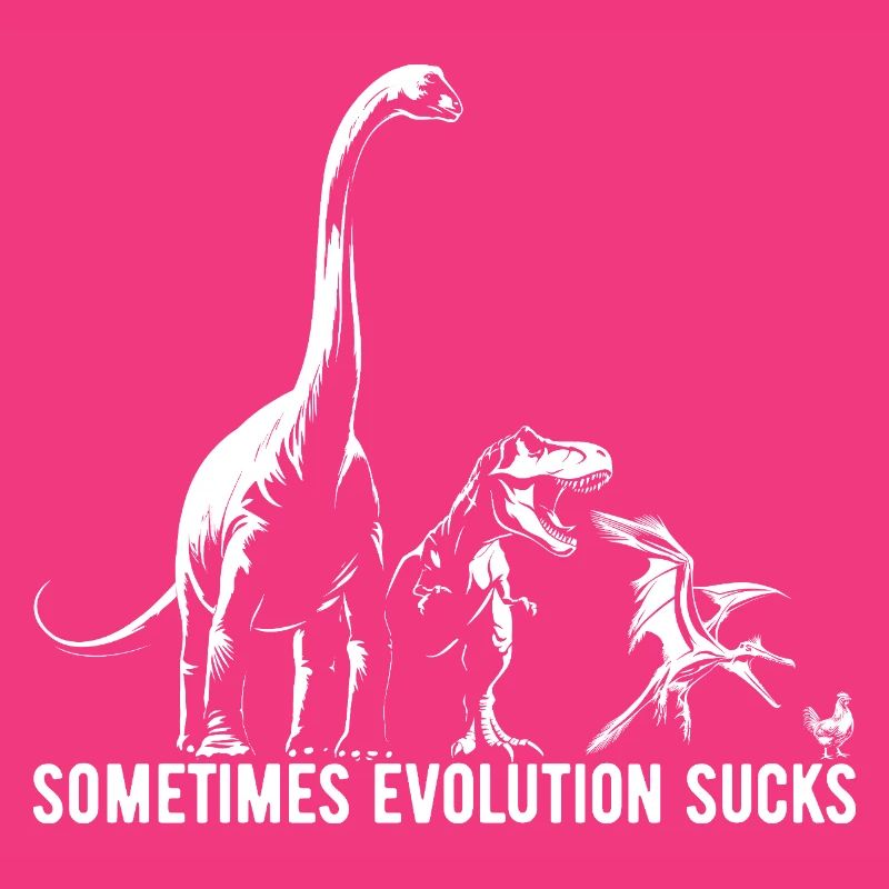 Parfois, l’évolution craint - Dinosaure - Poulet
