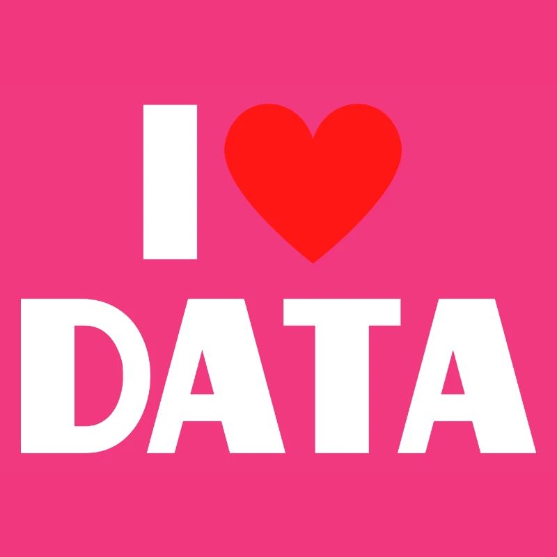 Ich liebe Daten Lustiger Computer Nerd Spruch