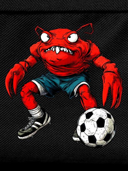 Fussball Krabbe