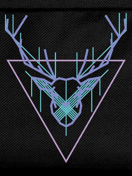 tape art deer