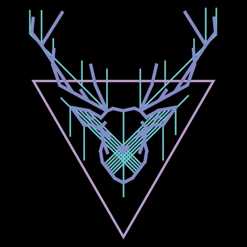 tape art deer
