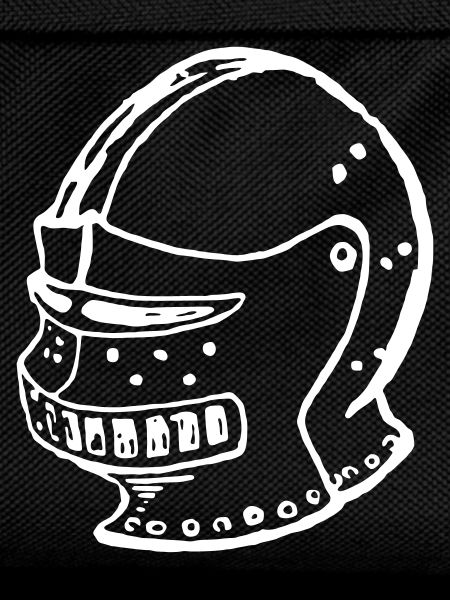 Knight helmet