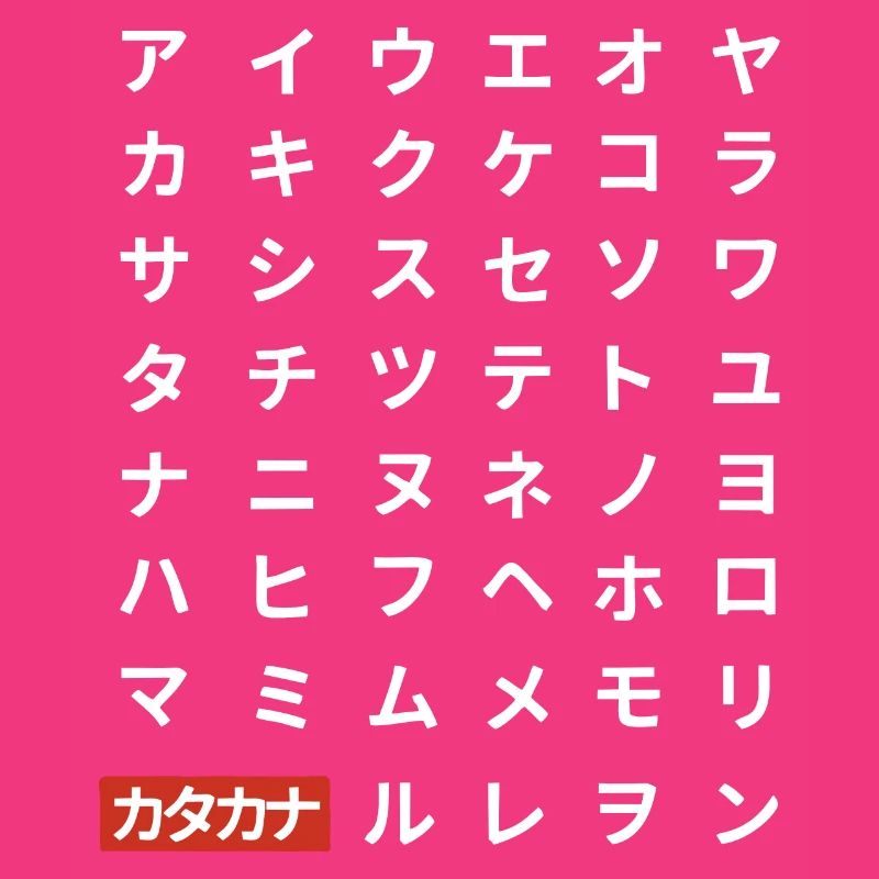 Katakana (dark)