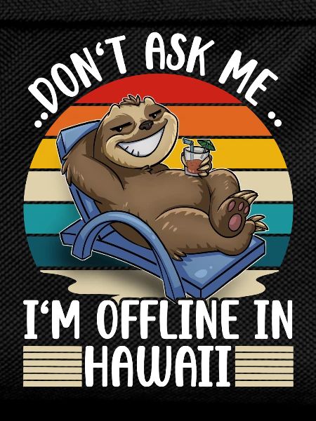Hawaii Vacation Trip Sloth