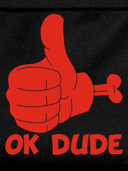 Ok man! (red)