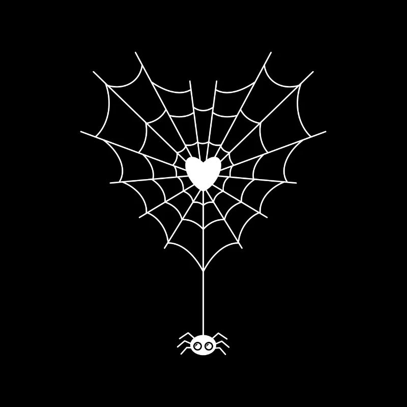 Spinne im Spinnennetz