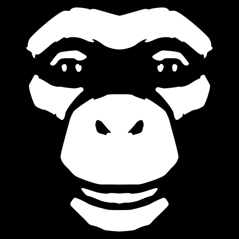 Monkey Face – Style primate de la jungle sauvage