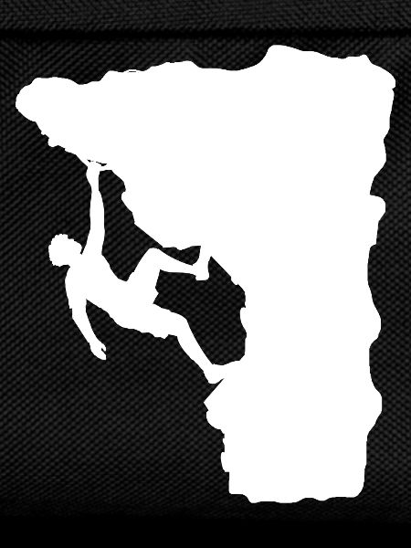 Climber on the ledge