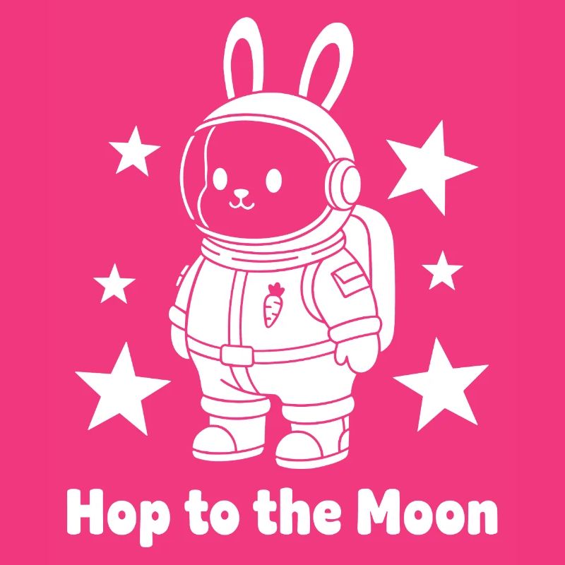Moonhopper Bunny en combinaison spatiale