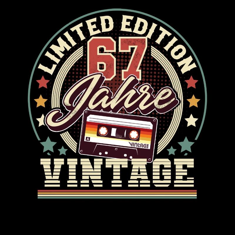 67th Birthday Vintage Audio Cassette 67 Years