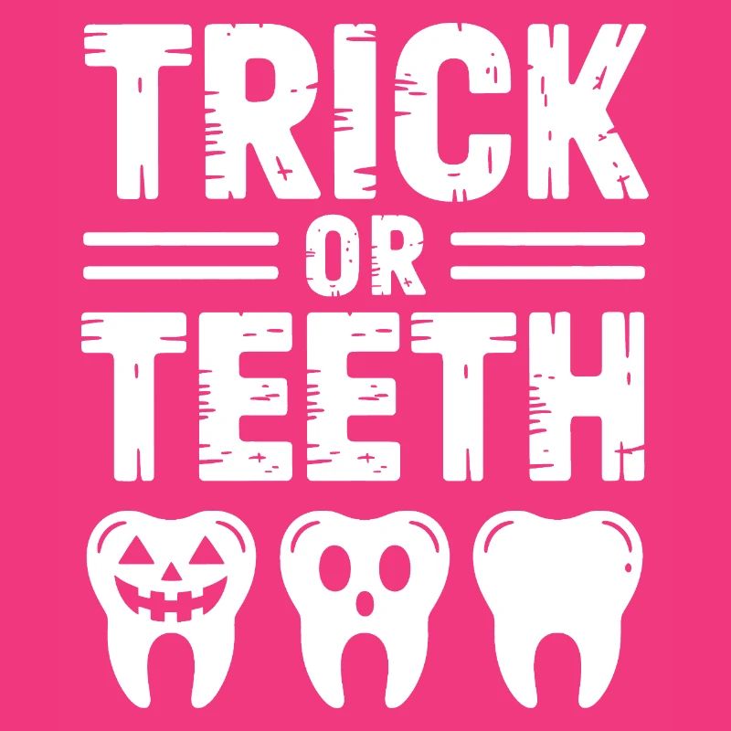 Trick oder Teeth Halloween-T-Shirt