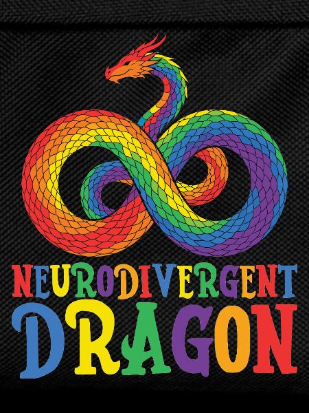 Neurodivergent Dragon Autism Awareness
