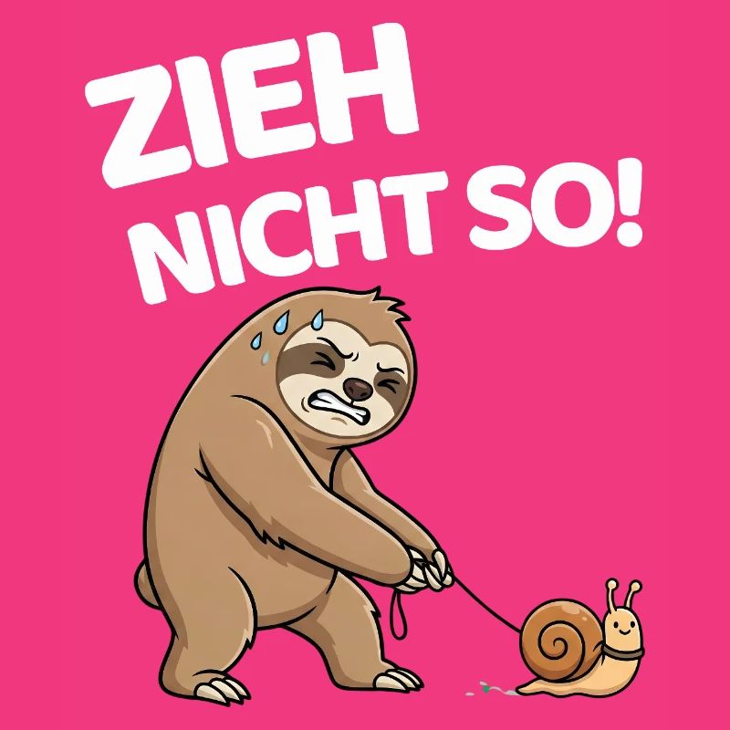 Don't pull so sloth with snail