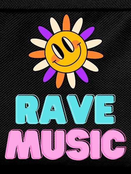 Sunshine Rave Music Neon Design
