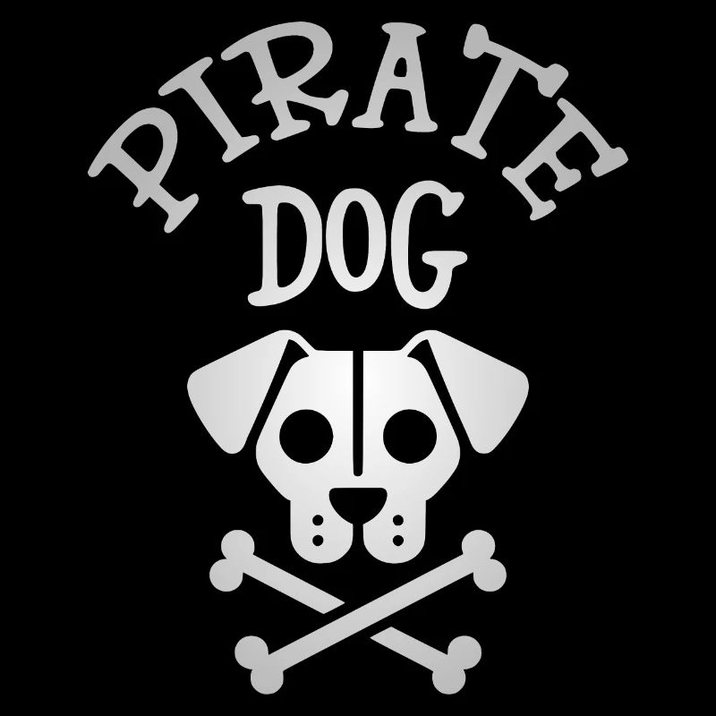 Pirate Dog Skull