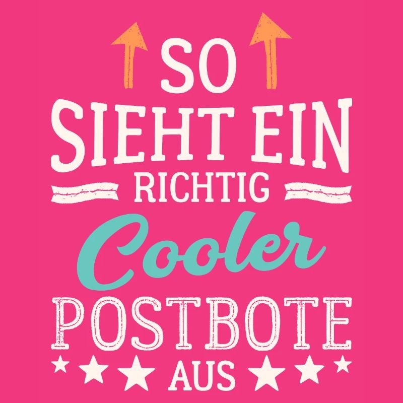 So sieht ein richtig cooler Postbote aus Kurier