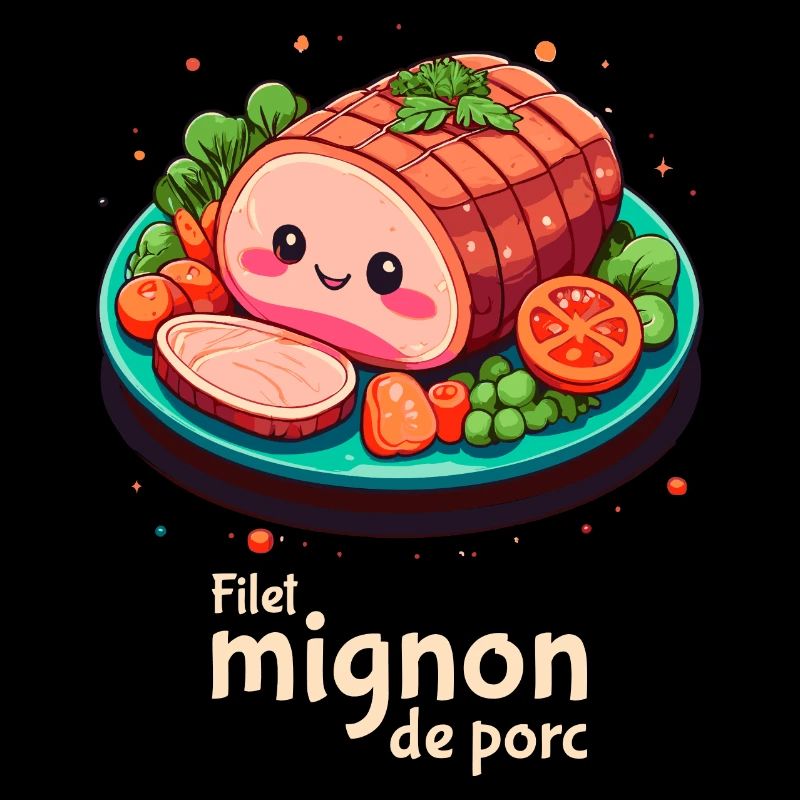 Filet mignon de porc - Texte clair