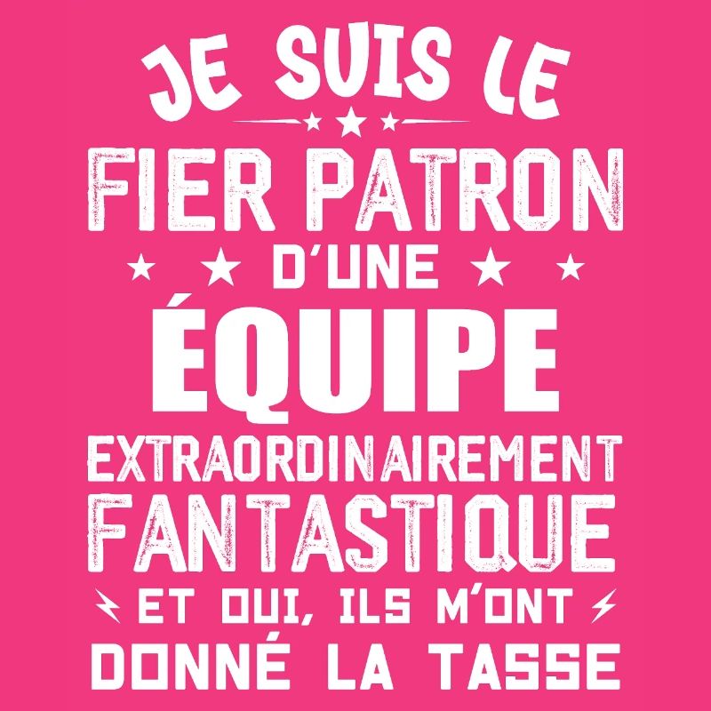 Ich bin stolzer Chef eines Teams