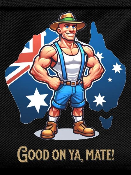 Australia Funny Design