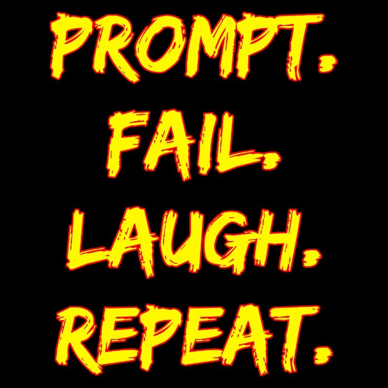 PROMPT. ÉCHOUER. RIRE. RÉPÉTER.