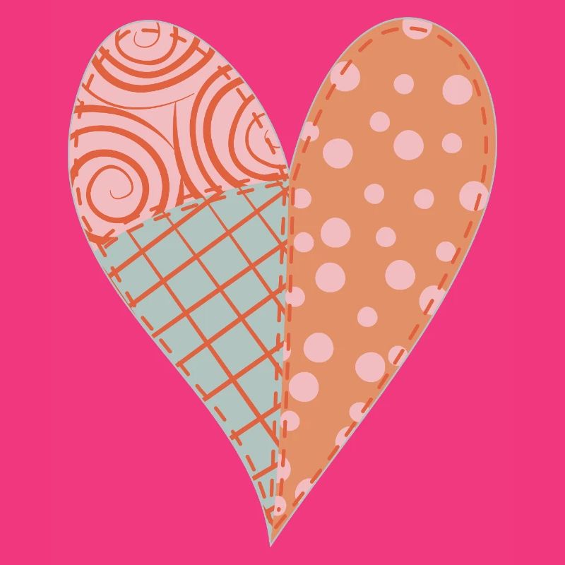 Coeur Patchwork No4