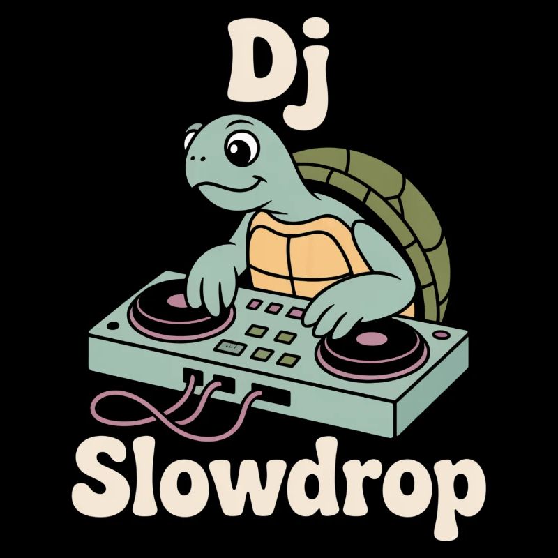 DJ Slowdrop Turtle at the DJ booth