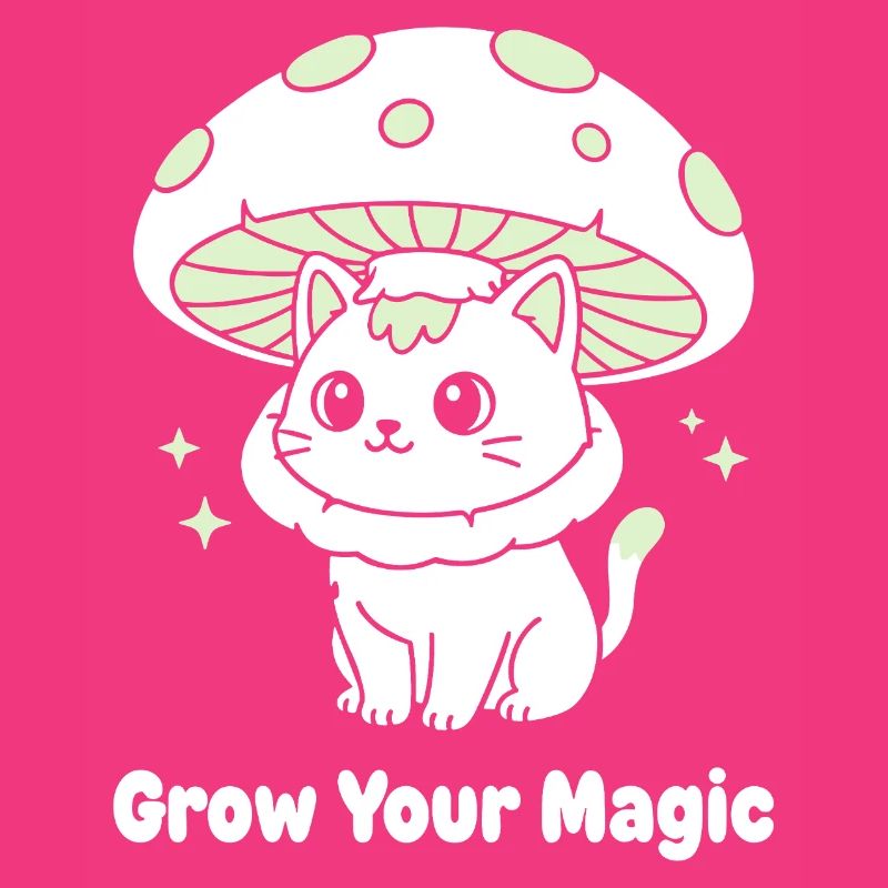Magic Mushroom Cat