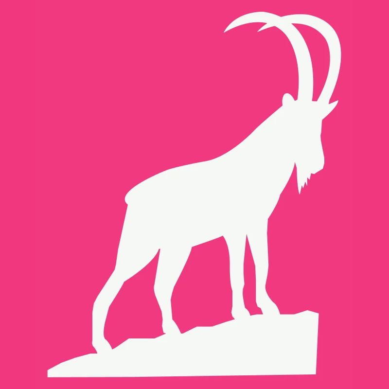 Alpine Bock Silhouette
