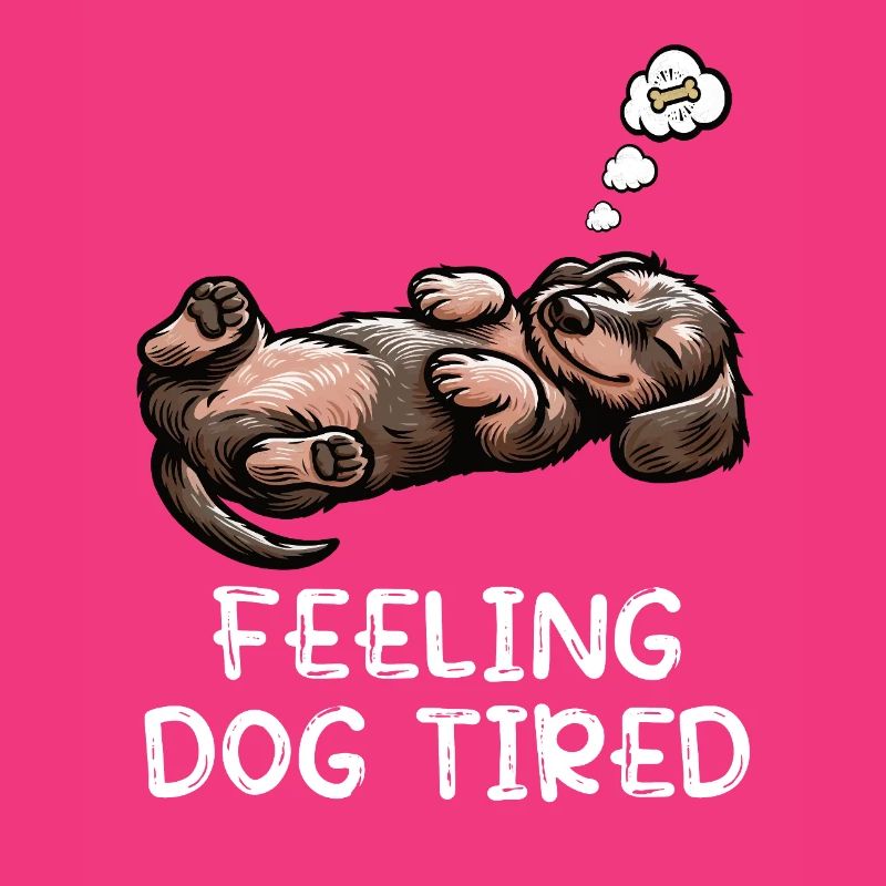 Se sentir fatigué par chien Teckel à poil dur Teckel teckel
