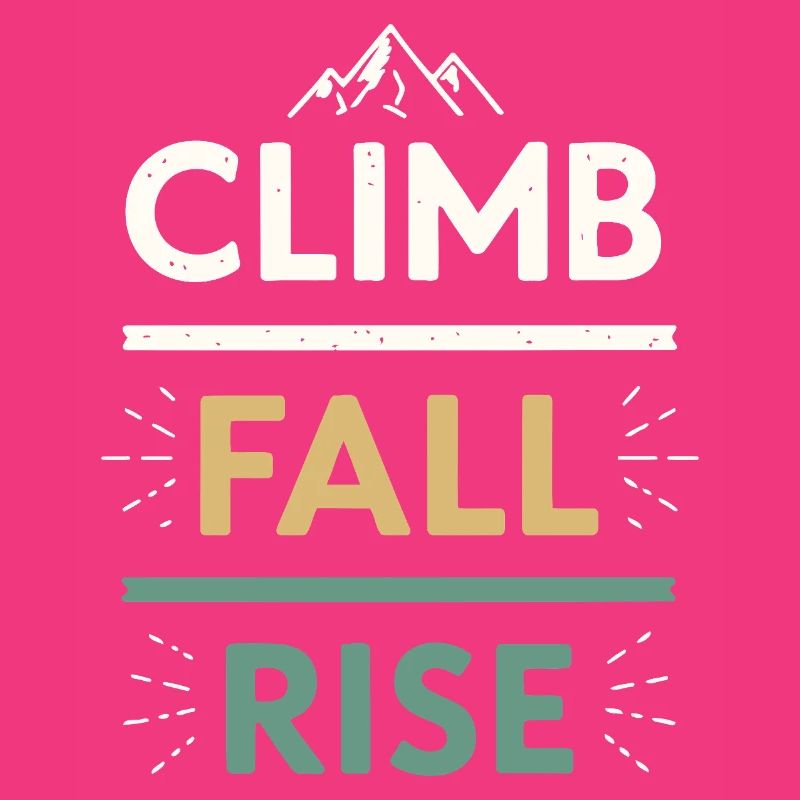 Climbs Falls Raises Mountain