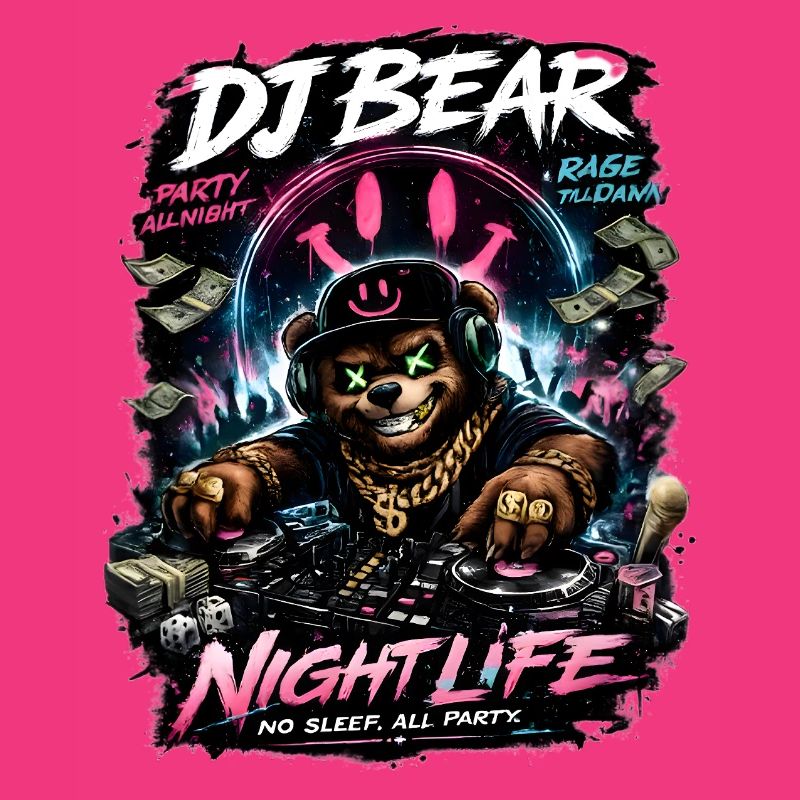 DJ Bear Nachtleben Orso Neon