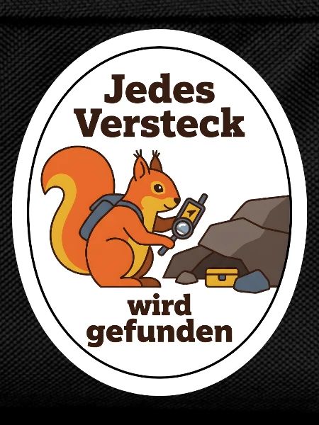 Geocaching Eichhörnchen Cache Schatz Geschenk