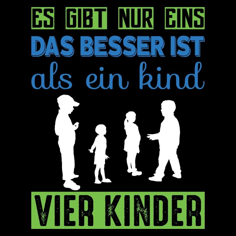 Vier Kinder