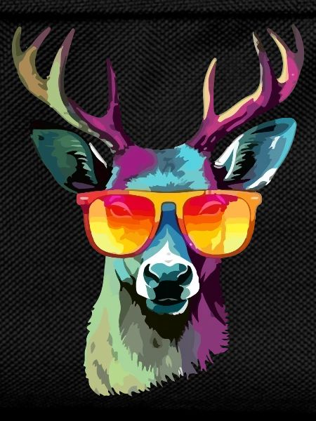 Jack the bespectacled deer