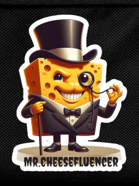 Mr Cheesefluencer Cheese Charm