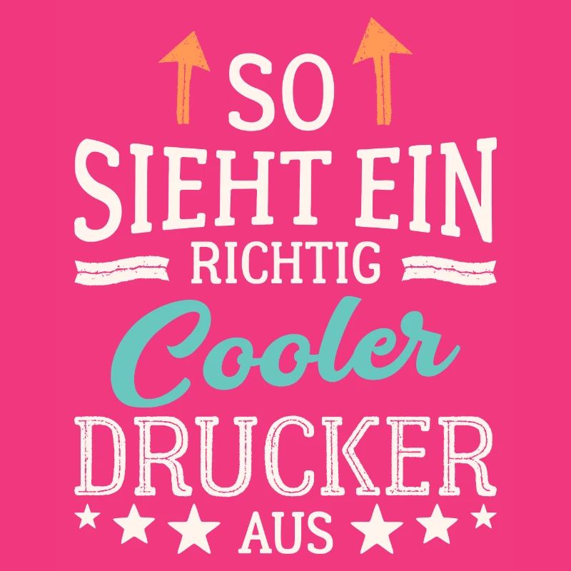 So sieht ein richtig cooler Drucker aus Druckerei