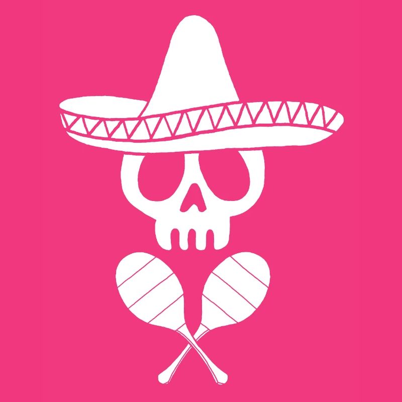 White Mexican skull