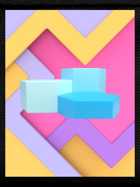 Pastel Geometric Pod Design