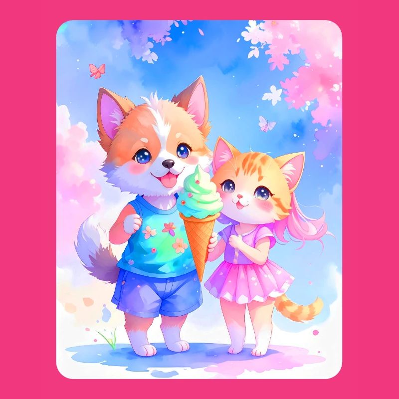 Hündchen, Kätzchen & Eiscreme